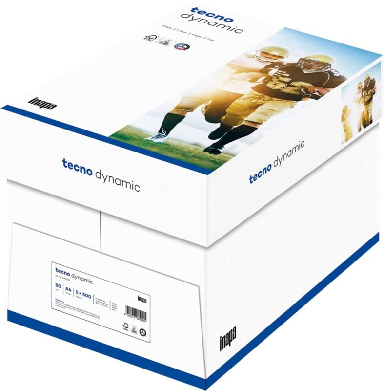 tecno Dynamic Quickbox A4 Kopieerpapier Wit 80 g/m² 2500 Vellen