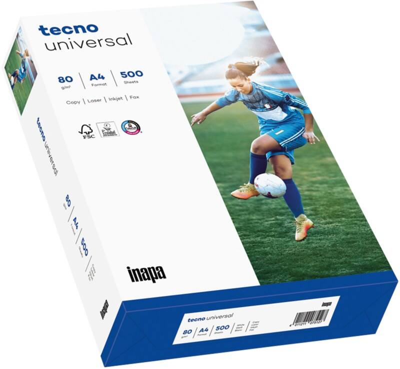 tecno Universal A4 Kopieerpapier Wit 80 g/m² 500 Vellen