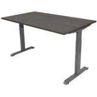 Bureau euroseats Brun Cadre gris 620-840 x 1200 x 800 mm