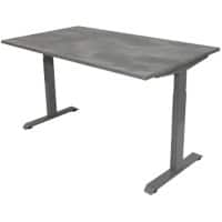 Bureau euroseats Oxyd Cadre Gris 620-840 x 1200 x 800 mm