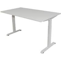 Bureau euroseats Blanc 620-840 x 1200 x 800 mm