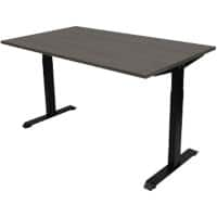 Bureau euroseats Brun Cadre noir 620-840 x 1400 x 800 mm