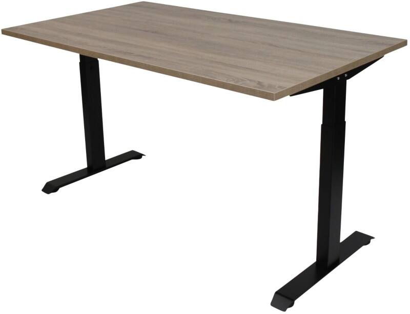 Bureau euroseats Rectangulaire Chêne T-Pied 1200 (L) x 800 (P) x 865 (H) mm