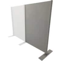 Écran de protection portable Manorga 7035 Module d’extension Plexiglas Gris 175 cm