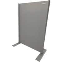 Écran de protection portable Manorga 7035 Module de départ Acier Gris 150 cm