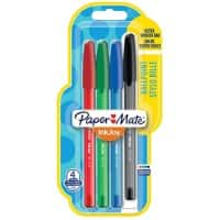 Papermate InkJoy 100 balpen Medium 4 stuks