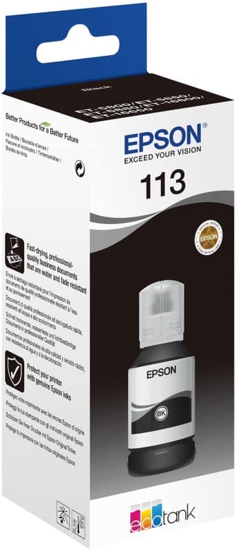 Recharge d'encre Epson 113 D'origine C13T06B140 Noir