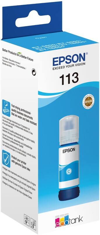 Recharge d'encre Epson 113 D'origine C13T06B240 Cyan
