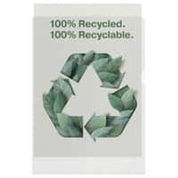 Esselte Showtassen Recycled 100% A4 Reliëf Transparant 100 Micron PP (Polypropeen) 627496 100 Stuks