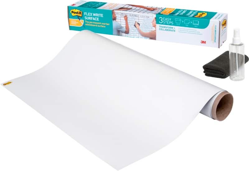 Tableau blanc en rouleau Post-it Flex Write Surface 91 x 61 cm 7100299573
