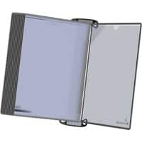 Djois Tarifold Zichtpanelensysteem 6920303 A4 zwart metaal 35,5 x 43 x 1,7 cm
