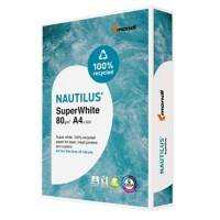 Papier Nautilus SuperWhite A4 80 g/m² Lisse Blanc 500 Feuilles
