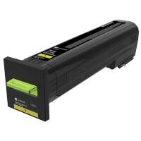 Toner Lexmark D'origine 72K2XYE Jaune