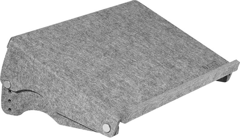 Porte-documents BakkerElkhuizen Réglable en hauteur PET, feutre Gris clair 95 x 455 x 295 mm