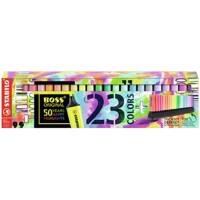 STABILO Boss Original Tekstmarker Beitelpunt Navulbaar 23 Stuks