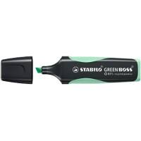 STABILO GREEN BOSS Tekstmarker Muntgroen Recycled 83% Breed Beitelpunt 2-5 mm