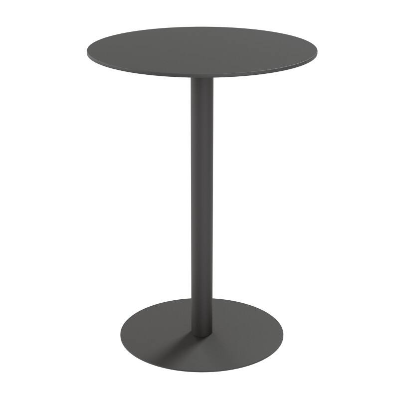 Table de cantine meet powered by PAPERFLOW Cross Rond TRCROS80H,01 Acier, Mélaminé 800 x 1100 mm