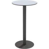 Table de cantine Paperflow Cross Rond 60 x 110 cm Gris