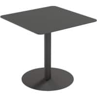 Table de cantine Paperflow Cross Carré 80 x 75 cm Noir