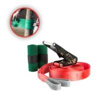 Slackline, bouclerie Peak Power 6100000135 Rouge Unisexe
