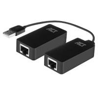 Répéteur USB sur UTP ACT AC6063 50m Noir