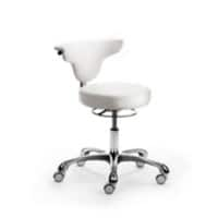 Chaise pivotante Mayer Sitzmöbel myJAZZ Cuir artificiel Piètement étoile en métal Blanc