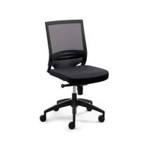 Chaise de bureau Mayer Sitzmöbel myOPTIMAX Tissu Plastique Piètement étoile Avec roulettes pour sol mou Noir