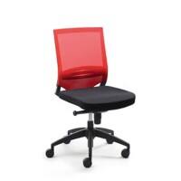 Chaise de bureau Mayer Sitzmöbel myOPTIMAX Tissue rouge Plastique Piètement étoile Noir Rouge