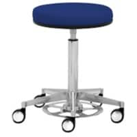 Tabouret pivotant Mayer Sitzmöbel MyPROFI Tissu Piètement étoile en métal Bleu