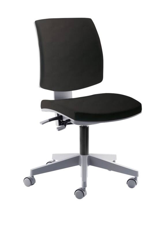 Mayer Sitzmöbel Draaistoel myFLEXO Zwart Stof Kunststoffen stervoet