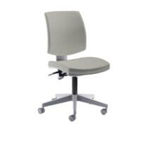 Chaise de bureau Mayer Sitzmöbel myFLEXO Tissu Plastique Piètement étoile Gris