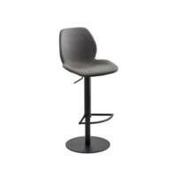 Tabouret de bar Mayer Sitzmöbel myMARCO Tissu Base en colonne Anthracite