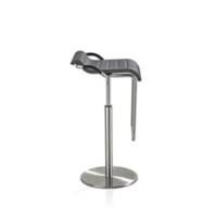 Tabouret de bar Mayer Sitzmöbel myOPUS Plastique Base en colonne Gris foncé