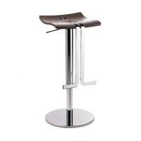 Tabouret de bar Mayer Sitzmöbel myWAVE Bois Base en colonne Brun foncé