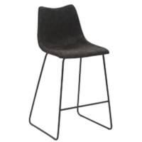 Tabouret de bar Mayer Sitzmöbel MySolo Cuir artificiel Noir