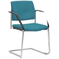 Chaise empilable Mayer Sitzmöbel myPLANO Tissu Cantilever Turquoise 2 Unités