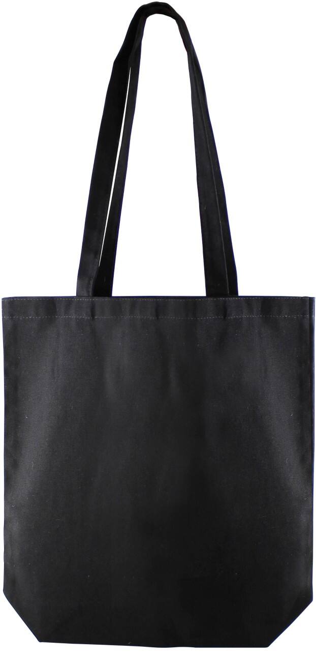 Sac en tissu Kindi Noir en toile canvas 420 x 380 x 100 mm Paquet de 50