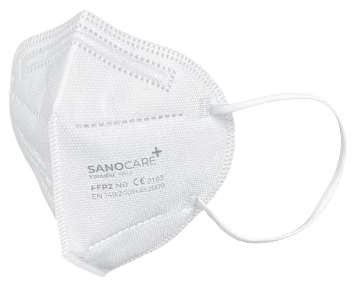 Masque de protection FFP2 Sanocare Blanc 20 Unités
