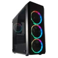 PC Joy-IT Gamer 4 AMD Ryzen 7 3800X 16 Go GDDR4 SSD de 500 Go HDD de 2 To Windows 10 64 Pro RTX 2060 8 Go Noir