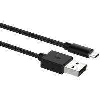 Ewent Micro USB-Datakabel USB-A Mannelijk naar USB Micro B Mannelijk 1m Zwart