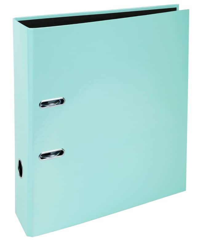 Exacompta Aquarel Prem Touch Breed Classeur A4 80 mm Pastelgroen 2 Ringen 53568E Karton Staand 10 Stuks