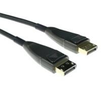 Câble hybride ACT DisplayPort Fibre/cuivre 10 m DP mâle vers DP mâle