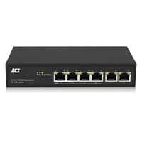 Commutateur réseau ACT 4 x ports 10/100/1000 Mbit/s 4 x PoE+ (30w)