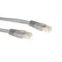 CAT5E Câble de raccordement ACT RJ45 (8P8C) Male 0.5 m Gris