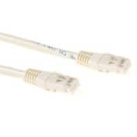 Câble patch U/UTP Cat6 ACT Avec connecteurs RJ45 Ivoire 30 m