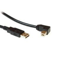 Câble USB ACT USB 2.0 A mâle vers USB B mâle coudé 1.8 m
