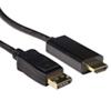 Câble DisplayPort vers HDMI ACT DisplayPort Male HDMI Male 1.8 m Noir