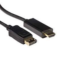 Câble de conversion ACT DisplayPort Mâle vers HDMI A Mâle 3 m