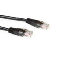 ACT RJ45 (8P8C) Male UTP CAT6-patchkabel RJ45 (8P8C) Male IB8910 Zwart 10 m