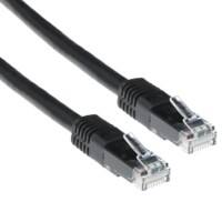 ACT Zwart 3 M U/UTP Cat6 Patchkabel met RJ45 Connectoren